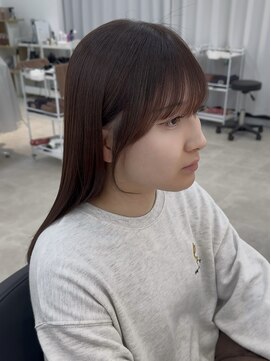 ソソ(soso.) ミディアムヘア/暗めカラー/グランマッシュ/木更津