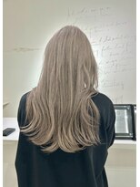 ジュベ(juve.)&nbsp;大分ミディアムロング顔まわりレイヤーカット髪質改善カラー