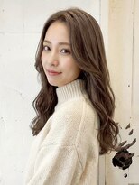 エノア 東京(ENORE)&nbsp;セミロング｜ミルクティベージュ｜ブリーチなしダブルカラー