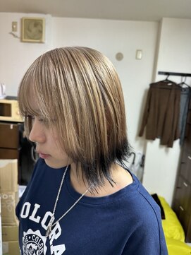 テーラヘアー 高座渋谷店(TELA HAIR) ブロンドベージュ×エンドカラー