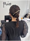 ルーズ編みおろしアレンジ