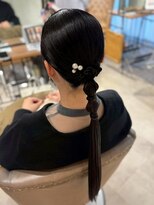 ウルー 博多店(uruu) 【タイト編みおろし】博多/博多駅/ライブヘア/結婚式ヘア