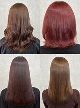 【透明感があるナチュラルカラー】