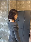 ラフなのにキマる大人重めボブ