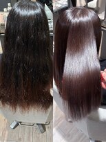 ユナイテッドビューティーウェストコースト(UNITED BEAUTY WEST COAST) 【ビフォーアフターあり】髪質改善カラー/こっくりブラウン