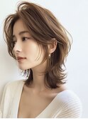◇大人可愛い20代30代40代50代ミディアムレイヤー