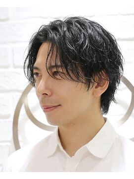 銀座マツナガ 神田店 清潔感モテメンズ刈り上げマッシュショート大人カッコイイ