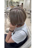 クレア 上大岡(CREA)&nbsp;白髪ぼかしハイライト縮毛矯正ダブルカラー髪質改善30代40代50代