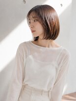 ドット ヘアー ジェム(dot.hair gem)&nbsp;おさまりボブ/ミルクティーベージュカラー/ワンカールボブ