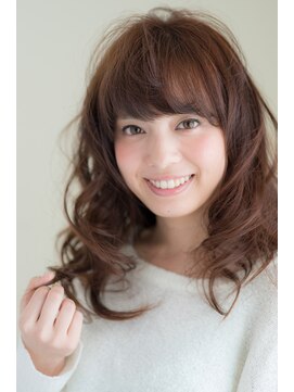 エピック ヘア(EPIC HAIR) ピンクアッシュ×ふわふわ巻き髪
