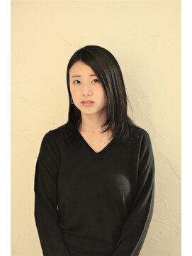 ハップヘアメイク ナチュラルミディアムロング