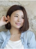 【Flor_上大岡】*+ミニボブ+シアーブラウン*