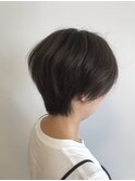 【#おしゃれショート】×艶感アッシュブラウン×大人女子ヘア