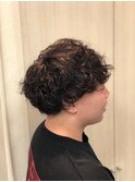 メンズ/パーマで軽い印象のマッシュスタイル/大人のメンズパーマ