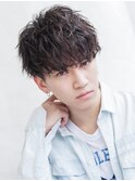 【AKROS】刈り上げマッシュ スパイラルパーマ 波打ちパーマ