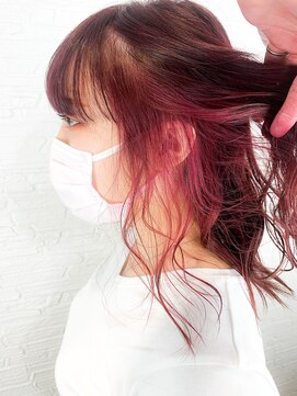 リオリス ヘア サロン(Rioris hair salon) チェリーピンクとアメリカンチェリー