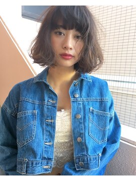 クラン(clan) 外ハネ#外ハネボブピンクベージュボブルフ