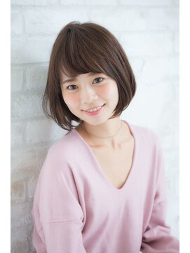 ジョエミバイアンアミ(joemi by Un ami) joemi新宿　簡単スタイリング　ふんわりボブ　花野