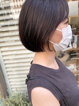 ネオリーブ アンド 渋谷店(Neolive &) 【neolive&】ダークブラウン小顔ショートボブ