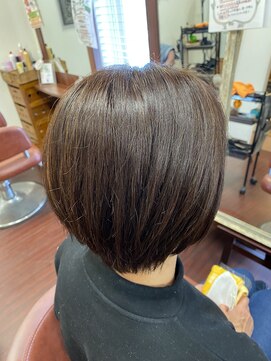 ヘアメイク ポコ ア ポコ(Hair make poco apoco) ボブ［髪質改善］［生駒市美容室］［40代50代60代］