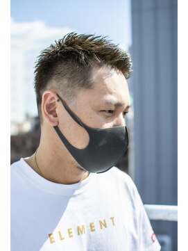 クレドガーデン 西新井店(CRED GARDEN) アップバンク×オリーブアッシュ×バーバースタイル/西新井