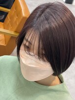 【lore銀座】ブラックベリー　切りっぱなしボブとウザバング