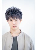 爽やかショート×ニュアンスパーマ