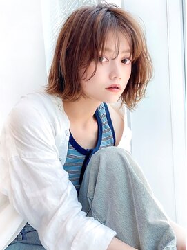 アグ ヘアー デン 新潟江南区店(Agu hair den) 《Agu hair》カジュアルエアリーふわミディ