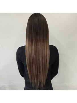 プルエクステのお店ネクスト(NEXT) #プルエクステ#ハイトーン#グラデーション#ホワイト