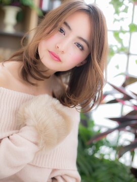 カバーヘア ブリス 大宮西口(COVER HAIR bliss) 外国人風ことりベージュ小顔内巻きワンカールc5大宮20代30代40代