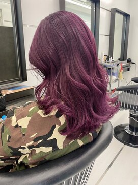 ギグスダブル 栄店(gigs double) 似合わせカット/カラー/チェリーピンク