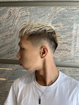 ヒロギンザ 大阪本店(HIRO GINZA) クロップスタイル×ハイトーンカラー
