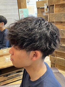 ヘアーメイク シーノ アンド フォーメン(Sino) マッシュ×ツイストスパイラルパーマ