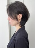大人似合わせレイヤーカット30代40代50代ショート×アースカラー