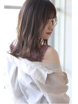 メゾンマリ(MAISON MARI) モカブラウン×束感シースルーバング
