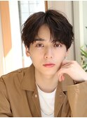 モテる男はやってる コンマバング 毛流れフェザーパーマ