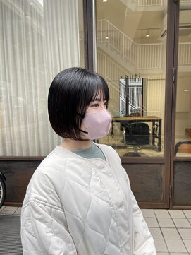 カウチ 板橋本町店(kauti) レザーカットで作るボブ!