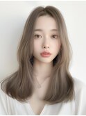《Lumi hair》透明感グレージュ×ロング/20代30代40代