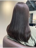 透明感ベージュカラー×髪質改善