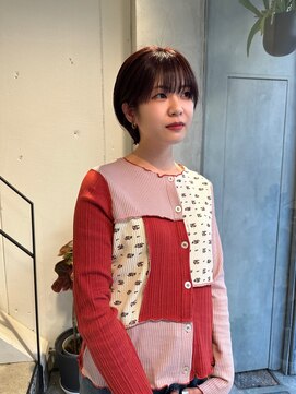 オムズポカ 栄矢場町店(OM's poka) チェリーブラウン/丸みショート