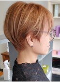 大人可愛いマッシュショートボブウルフカット◎30代40代50代60代
