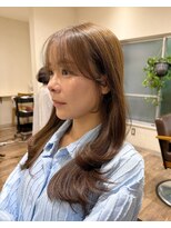 サク(Sac.)&nbsp;ミルクティーベージュ×レイヤーカットSac.栃木優佑