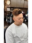 サイドパートツイストスパイラルパーマ