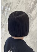 切りっぱなしボブ