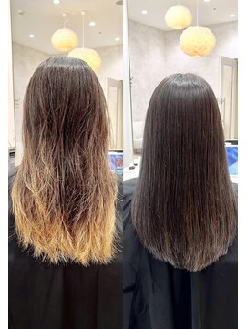 シンズ 銀座(sins) ブリーチ毛×sinsストレート[20代,30代,40代]