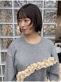 顔まわりレイヤーボブ