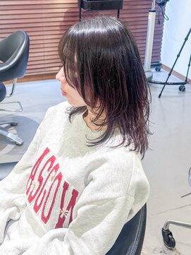 クリック(Click) 黒髪/クラゲヘアー/オリーブグレー/小顔/ココアベージュ/小倉