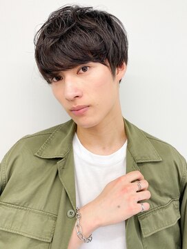 アース 天満橋店(HAIR & MAKE EARTH) 冬イメチェン◎ツーブロック×マッシュで小顔ニュアンス