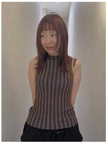 エムサロン 前橋川原(emusalon)&nbsp;【kaho】顔まわりレイヤー×オレンジブラウン