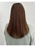 ロング低めレイヤーカット似合わせカット